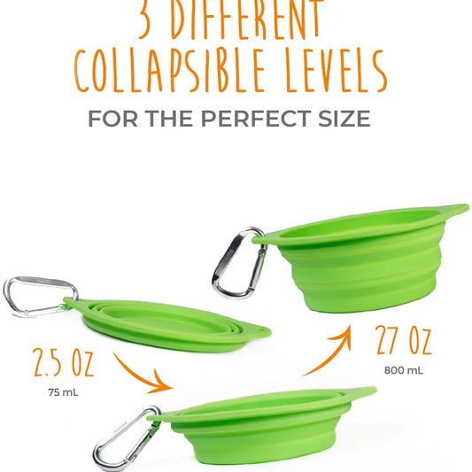 Mighty Paw Collapsible Travel Dog Bowl