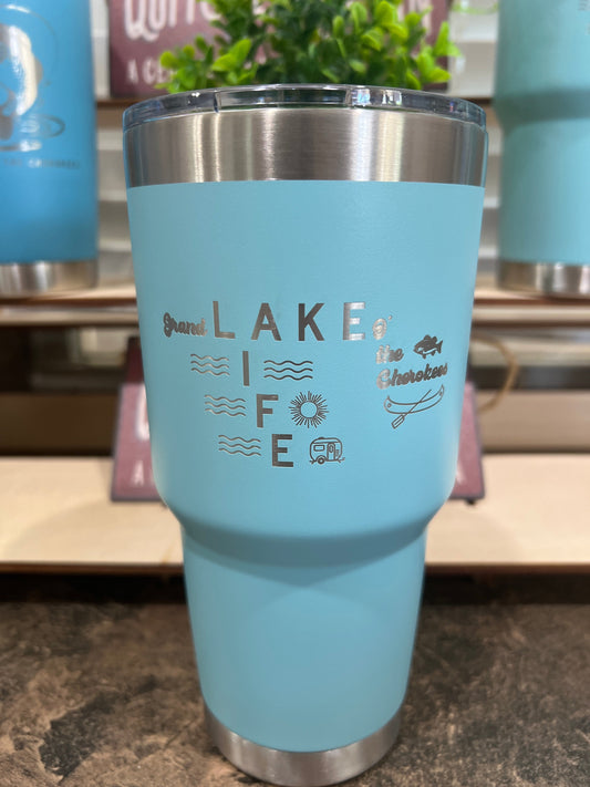 Lake Life Grand Lake O' the Cherokees 30 oz. Tumbler