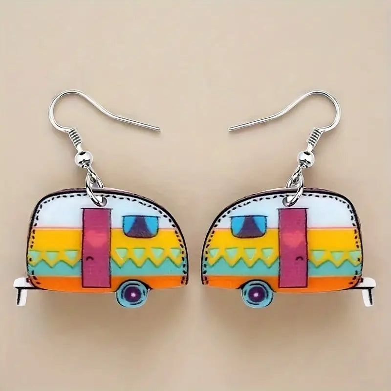 Retro Camper Bohemian Earrings