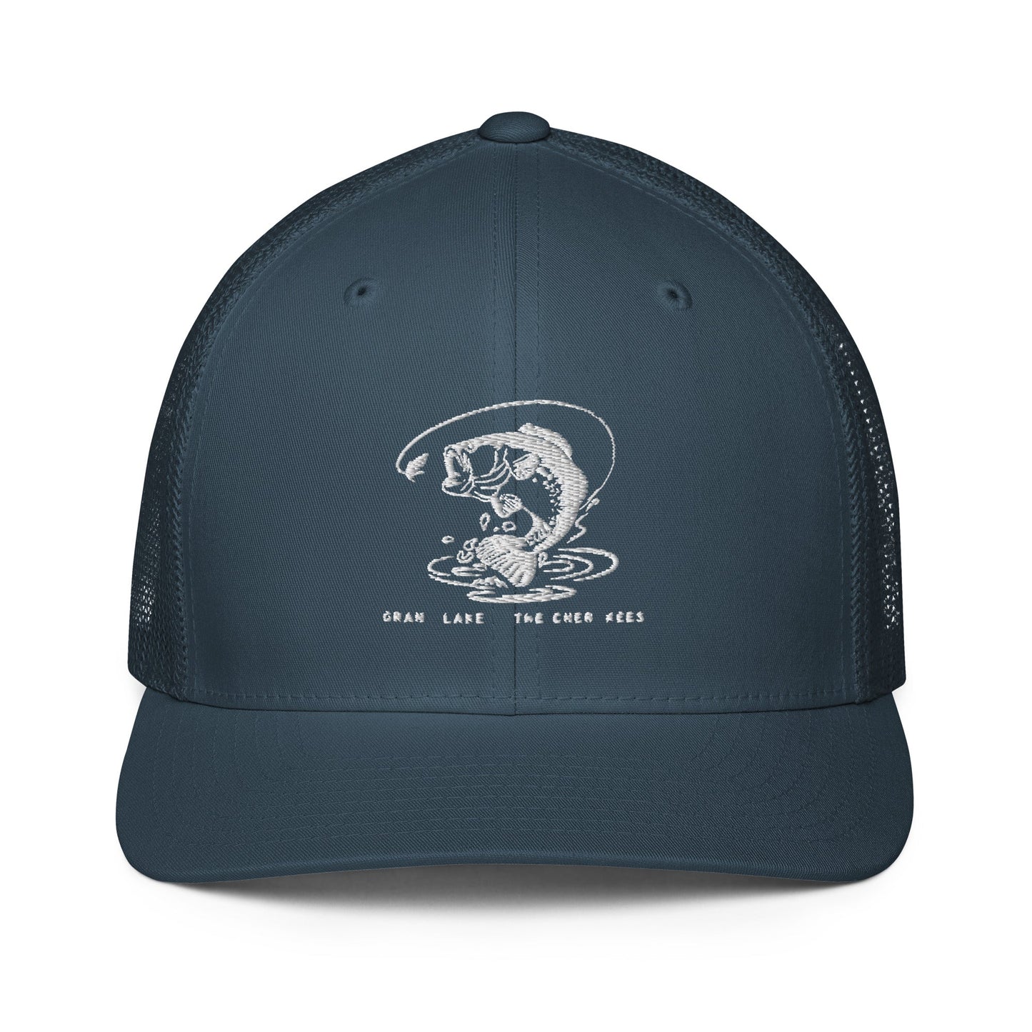 Bass in the Air Grand Lake O' the Cherokees Closed-back Trucker Cap