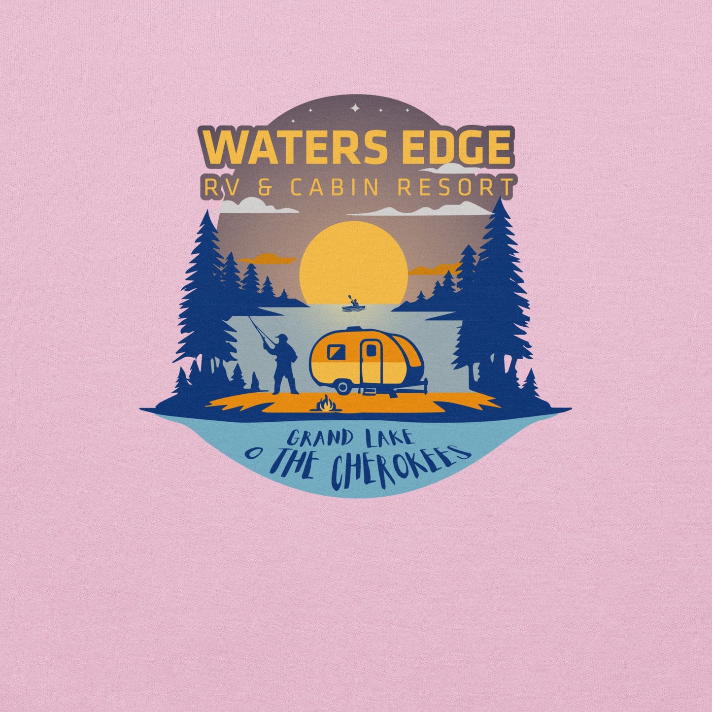 Water's Edge Rv & Cabins Logo Unisex Hoodie