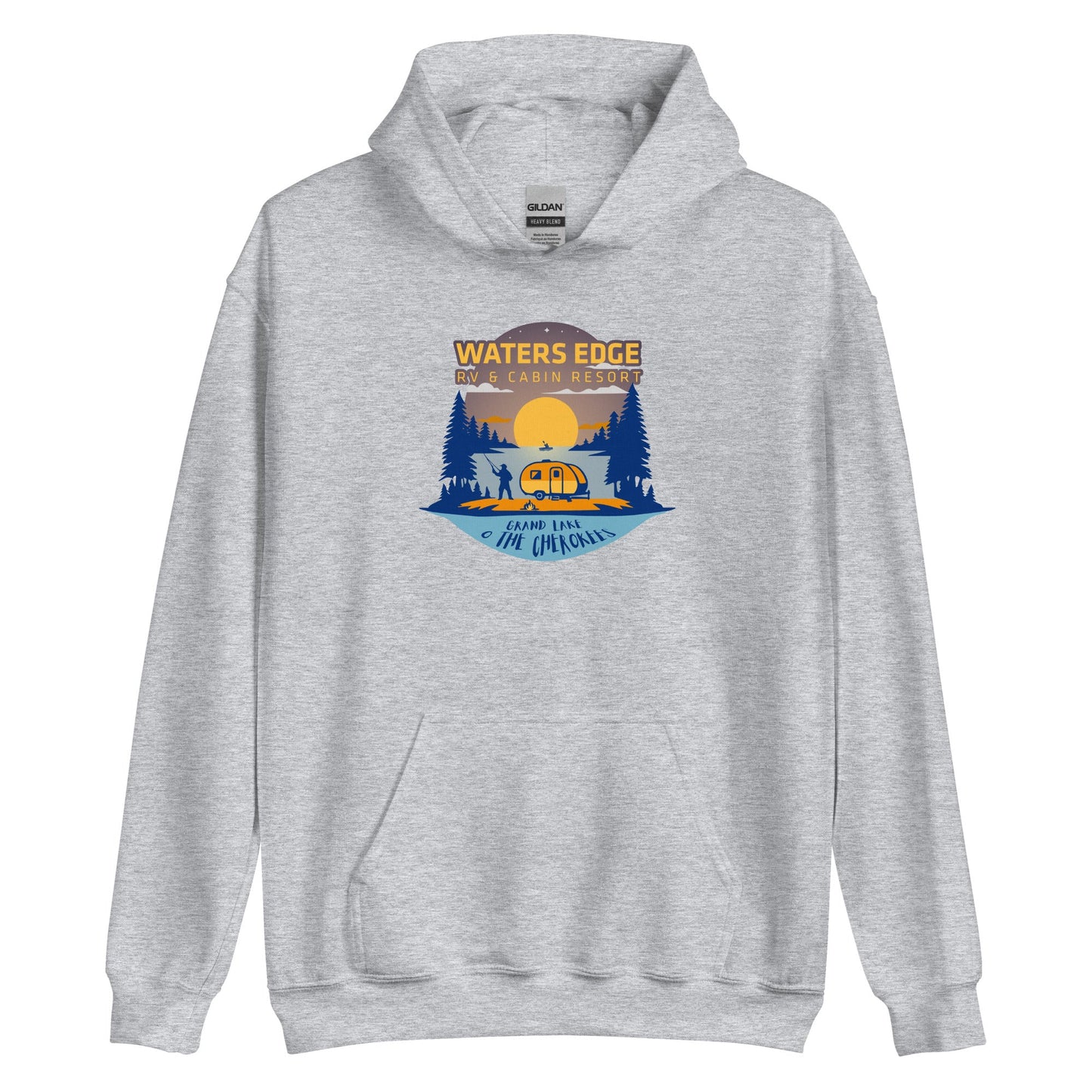 Water's Edge Rv & Cabins Logo Unisex Hoodie