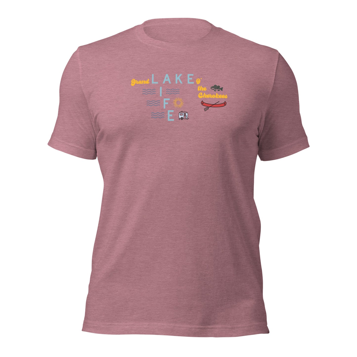 Lake Life Grand lake O' the Cherokees Unisex T-Shirt