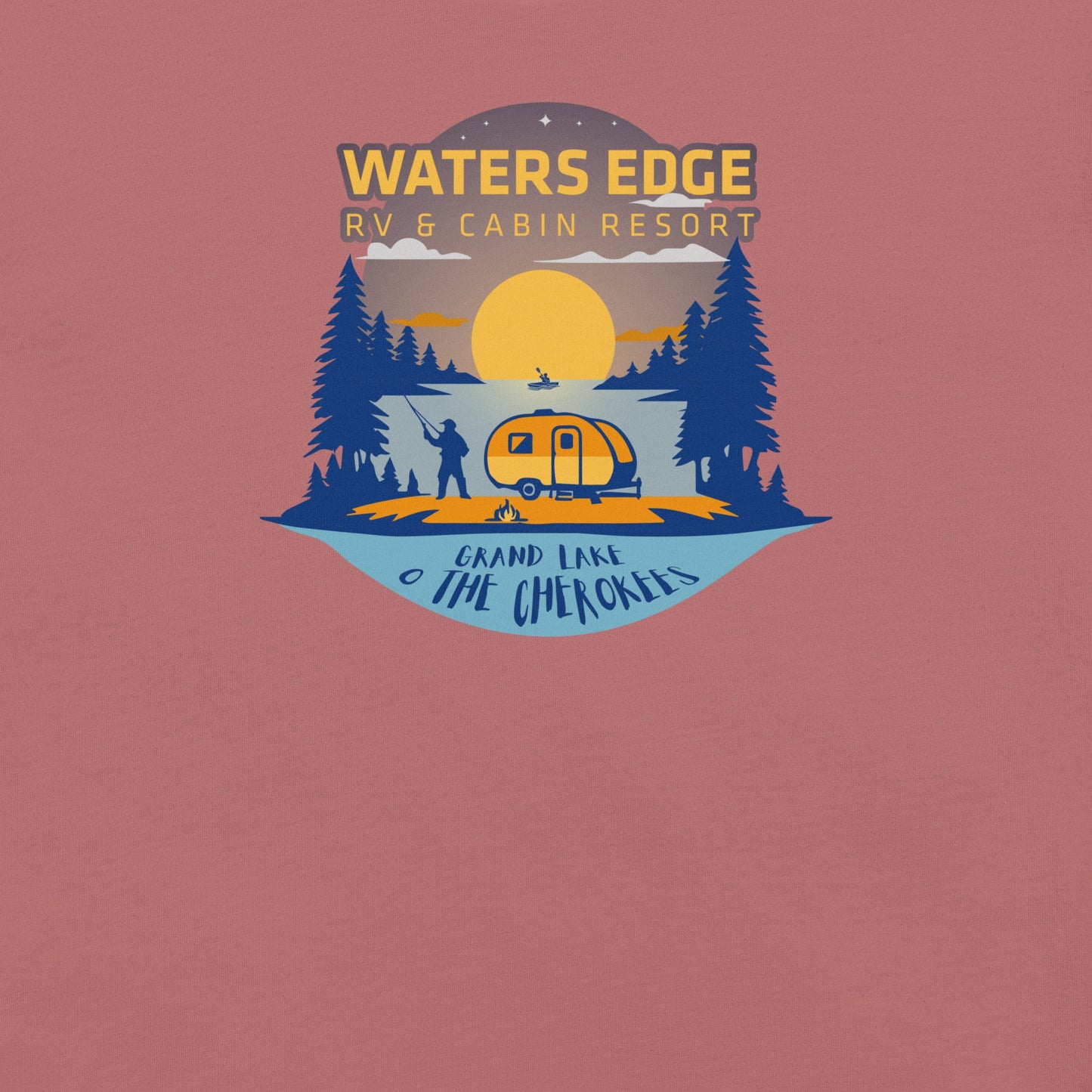 Water's Edge RV & Cabin Logo Unisex T-Shirt